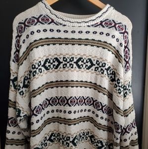 Grandpa Style Sweater Dress
